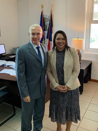 OAS Representative visits Ambassador for France to OECS(September 24, 2019)